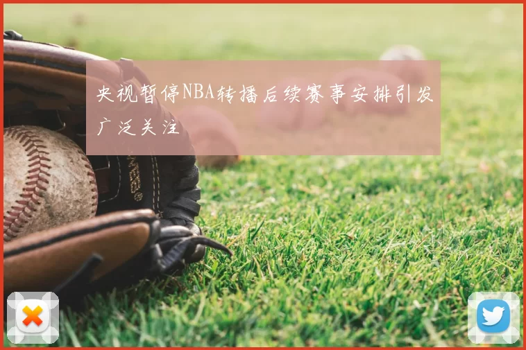 央视暂停NBA转播后续赛事安排引发广泛关注
